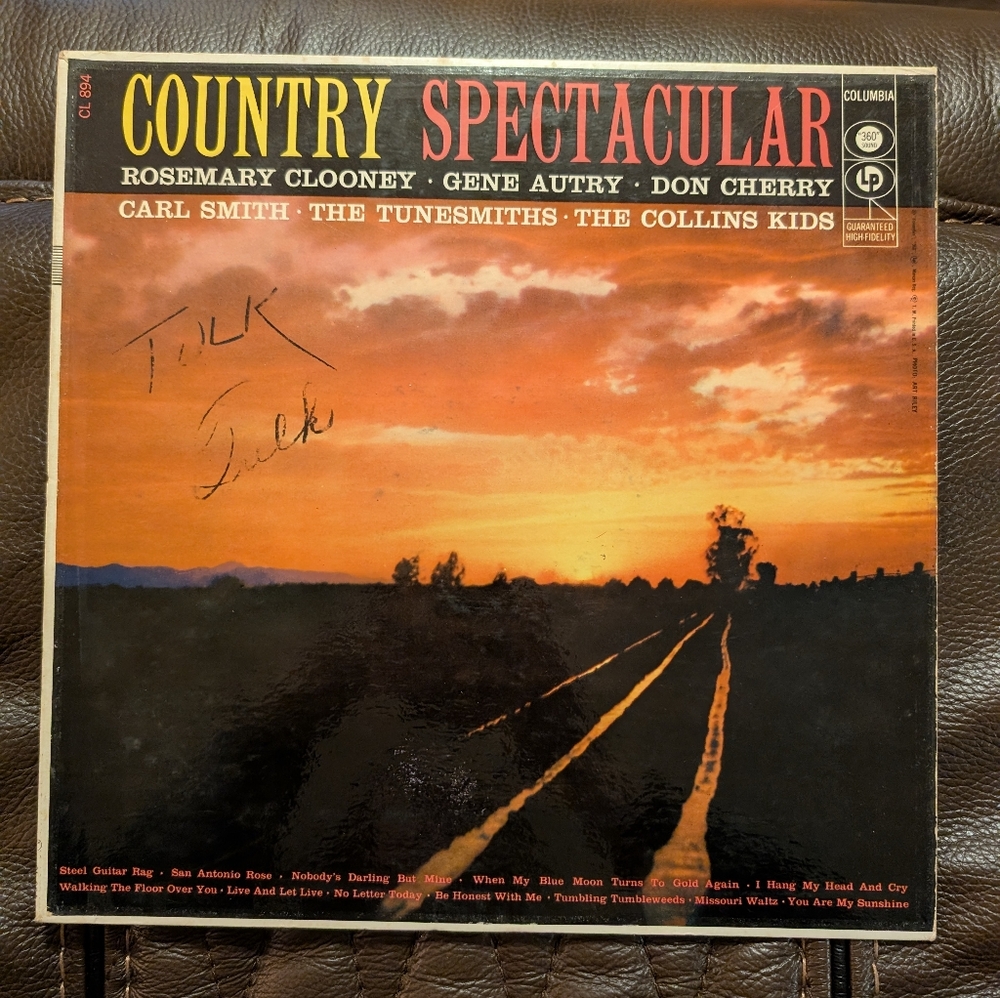 Country Spectacular Vintage Vinyl Record